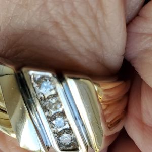 UNISEX DIAMOND BAND 14K